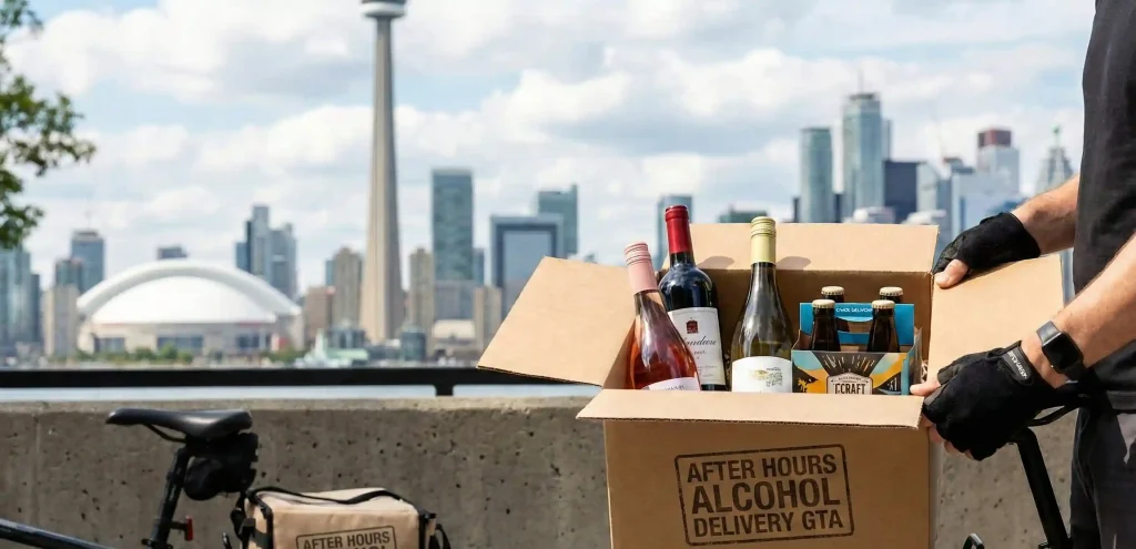 Alcohol delivery service for Winterlicious celebrations in Toronto